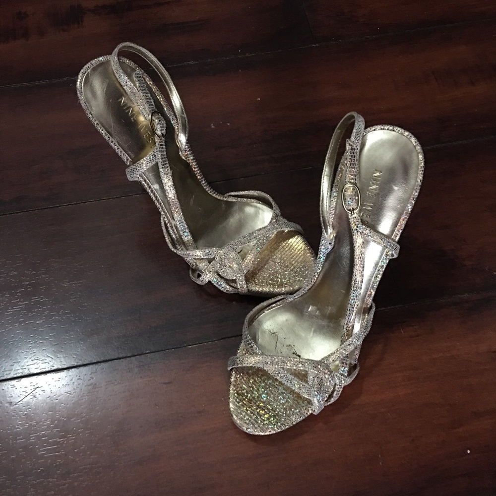 Gold heels